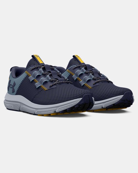 Men's UA Charged Assert 5050 Running Shoes in Blue image number 3